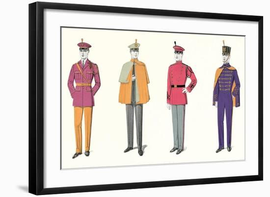 Band Uniforms-null-Framed Art Print