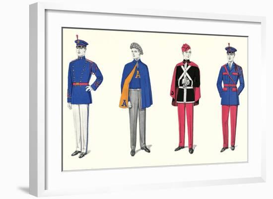 Band Uniforms-null-Framed Art Print