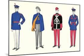 Band Uniforms-null-Mounted Art Print