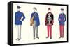 Band Uniforms-null-Framed Stretched Canvas