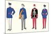 Band Uniforms-null-Mounted Art Print