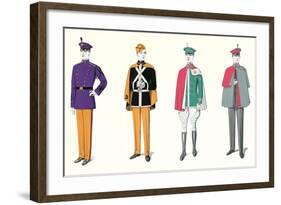 Band Uniforms-null-Framed Art Print