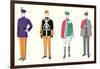 Band Uniforms-null-Framed Art Print