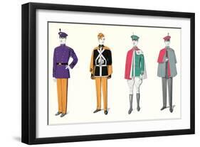 Band Uniforms-null-Framed Art Print