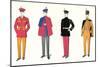 Band Uniforms-null-Mounted Premium Giclee Print