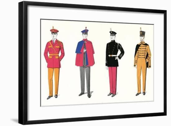 Band Uniforms-null-Framed Art Print