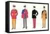 Band Uniforms-null-Framed Stretched Canvas