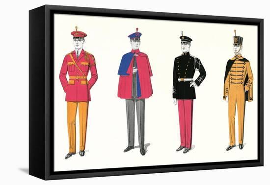 Band Uniforms-null-Framed Stretched Canvas