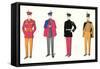 Band Uniforms-null-Framed Stretched Canvas