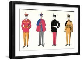 Band Uniforms-null-Framed Art Print