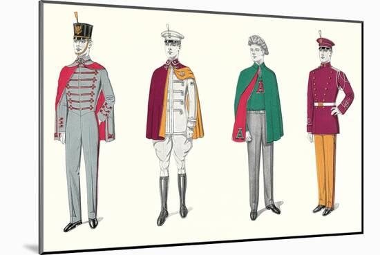 Band Uniforms-null-Mounted Art Print