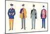 Band Uniforms-null-Mounted Art Print