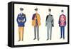 Band Uniforms-null-Framed Stretched Canvas