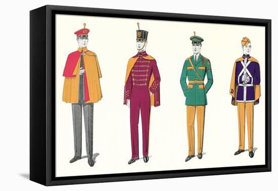 Band Uniforms-null-Framed Stretched Canvas