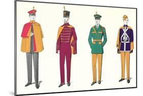 Band Uniforms-null-Mounted Art Print