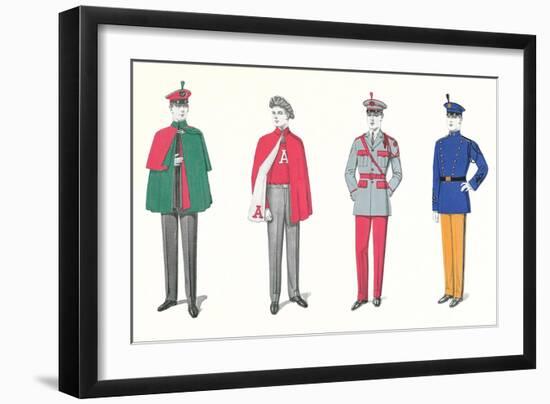 Band Uniforms-null-Framed Art Print