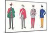 Band Uniforms-null-Mounted Art Print