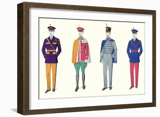 Band Uniforms-null-Framed Art Print