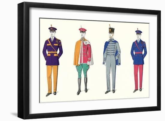 Band Uniforms-null-Framed Art Print