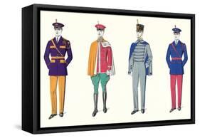 Band Uniforms-null-Framed Stretched Canvas