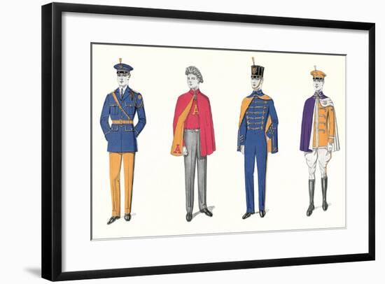 Band Uniforms-null-Framed Art Print