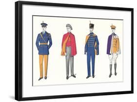 Band Uniforms-null-Framed Art Print