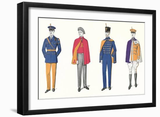 Band Uniforms-null-Framed Art Print