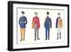 Band Uniforms-null-Framed Art Print