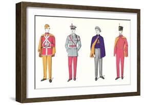 Band Uniforms-null-Framed Art Print