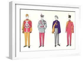 Band Uniforms-null-Framed Art Print