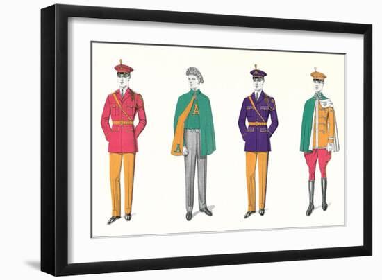 Band Uniforms-null-Framed Art Print