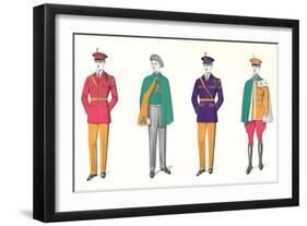 Band Uniforms-null-Framed Art Print