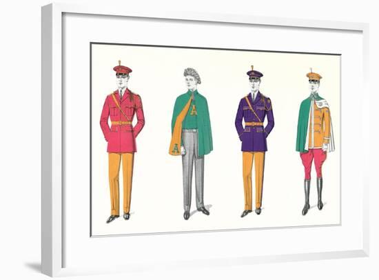 Band Uniforms-null-Framed Art Print