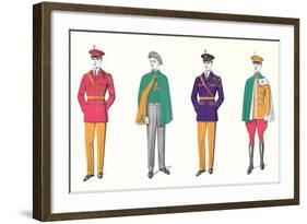 Band Uniforms-null-Framed Art Print