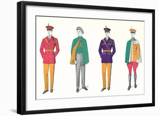 Band Uniforms-null-Framed Art Print