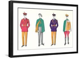 Band Uniforms-null-Framed Art Print