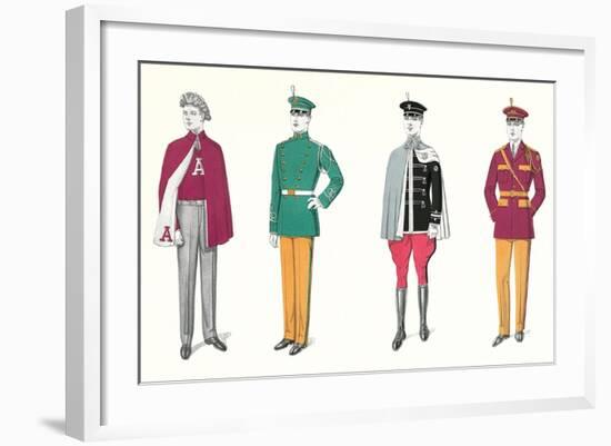 Band Uniforms-null-Framed Art Print