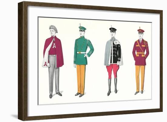 Band Uniforms-null-Framed Art Print