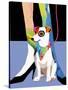 Bandana Dog-Patti Mollica-Stretched Canvas