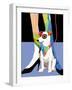 Bandana Dog-Patti Mollica-Framed Art Print