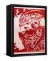 Bandana Man Red-Abstract Graffiti-Framed Stretched Canvas