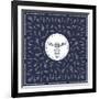 Bandana Pattern - Bison-The Vintage Collection-Framed Giclee Print