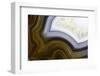 Banded agate close-up-Darrell Gulin-Framed Photographic Print