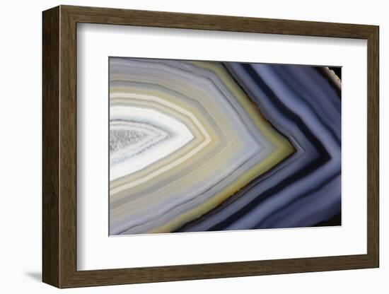 Banded agate close-up-Darrell Gulin-Framed Photographic Print