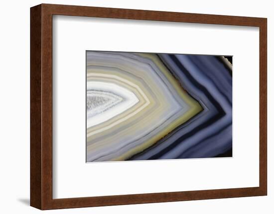 Banded agate close-up-Darrell Gulin-Framed Photographic Print