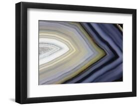 Banded agate close-up-Darrell Gulin-Framed Photographic Print