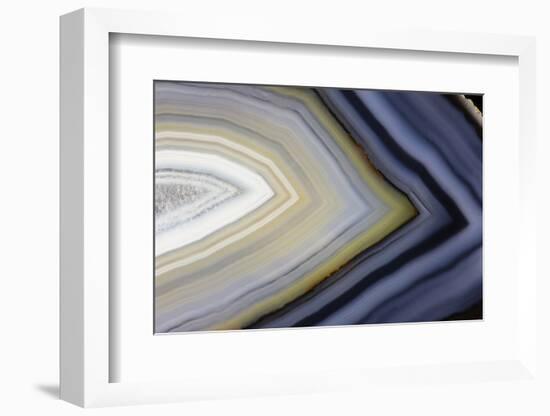 Banded agate close-up-Darrell Gulin-Framed Photographic Print