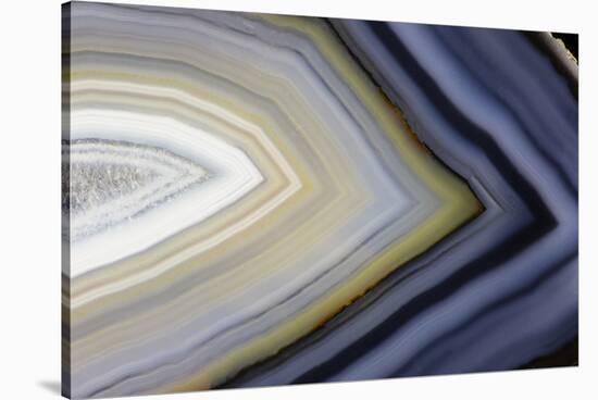 Banded agate close-up-Darrell Gulin-Stretched Canvas