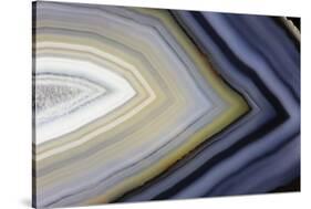 Banded agate close-up-Darrell Gulin-Stretched Canvas