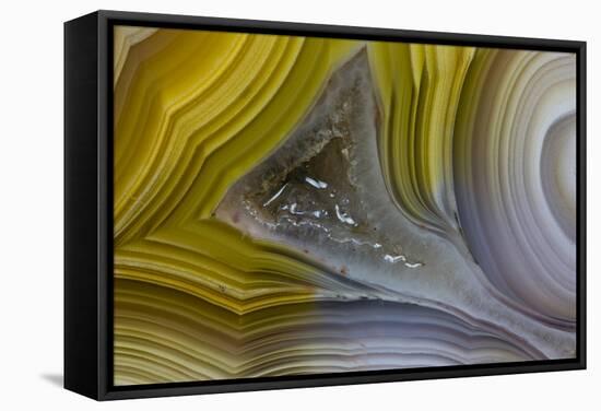 Banded Agate, Sammamish, Washington State-Darrell Gulin-Framed Stretched Canvas